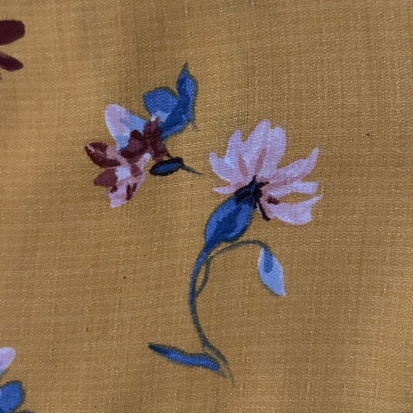 Persaya Girl | Goldenrod Floral Tunic - Picture 4 of 4